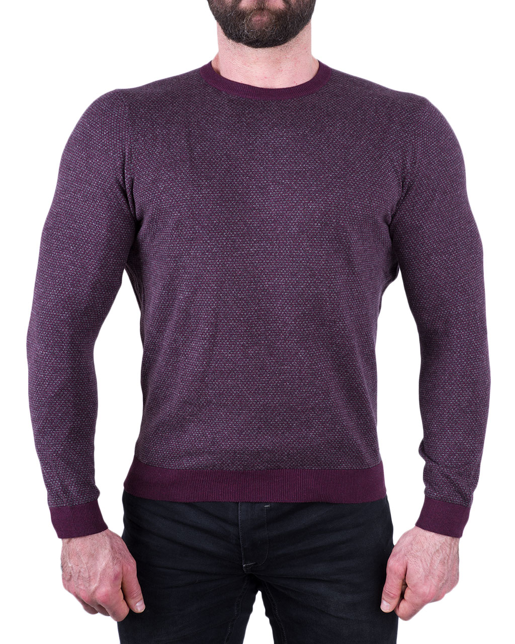 

Джемпер чоловічий MARVELIS (6309-25-39/8-91) Бордовий XXL
