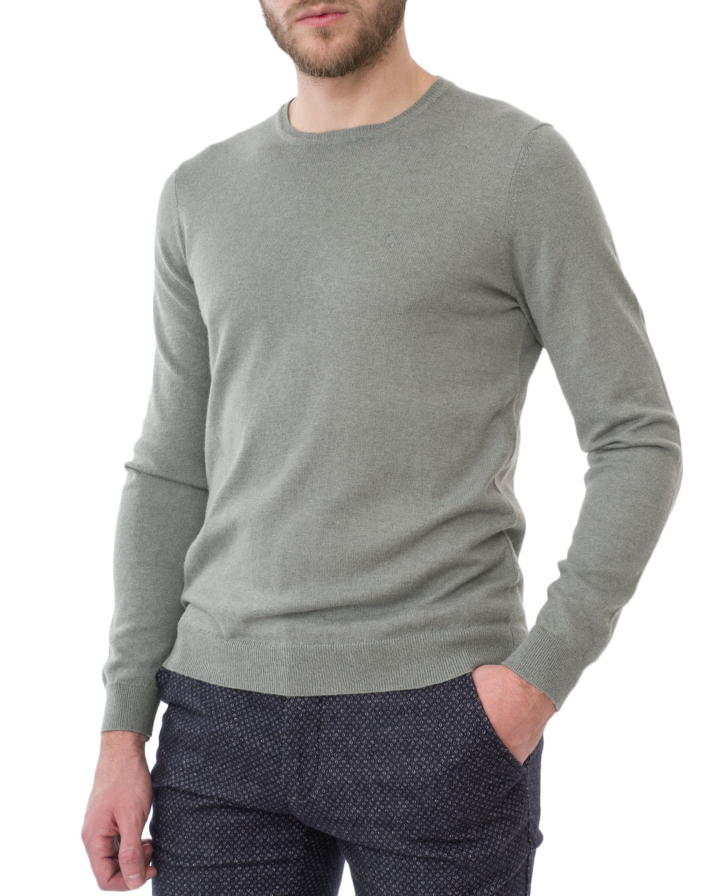 

Джемпер чоловічий RAGMAN (742480-318/19-20) Сірий XXXL