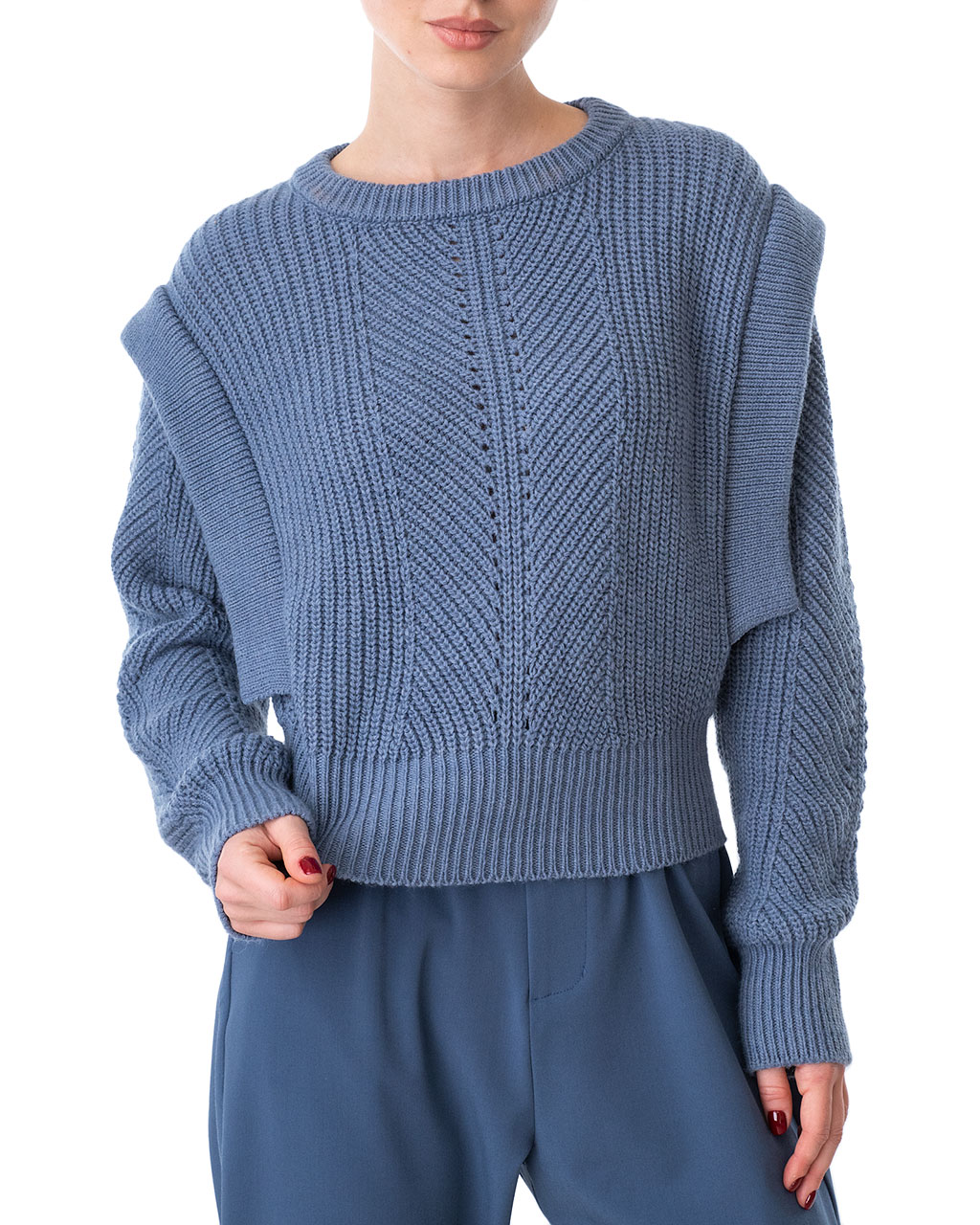 

Светр жіночий IMPERIAL (M68887A373-blue/20-21) Блакитний, Светр жіночий IMPERIAL (M68887A373-blue/20-21) Блакитний S