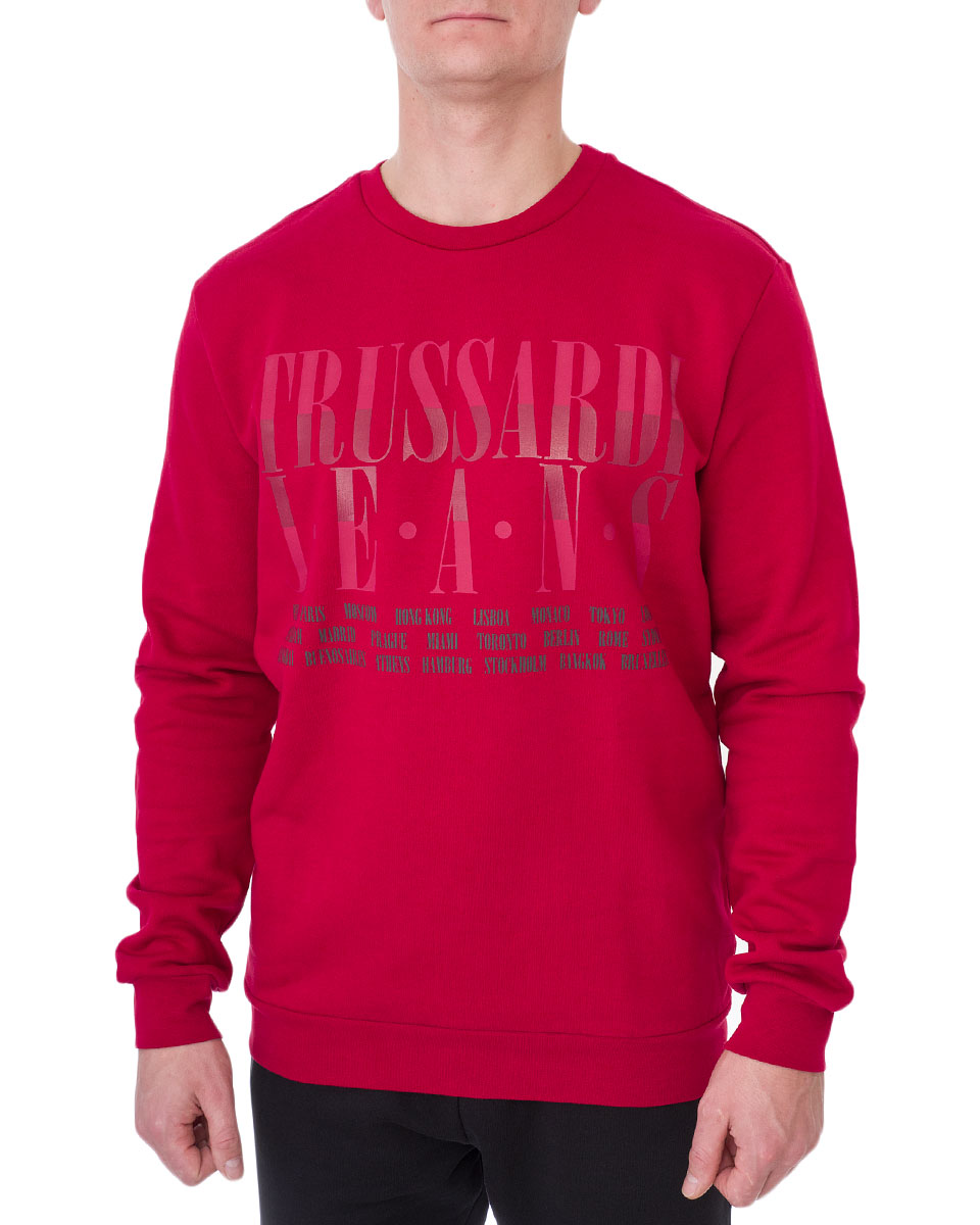 

Світшот чоловічий TRUSSARDI JEANS (52F00089-1T003041-К145/19-20-2) Червоний XXL