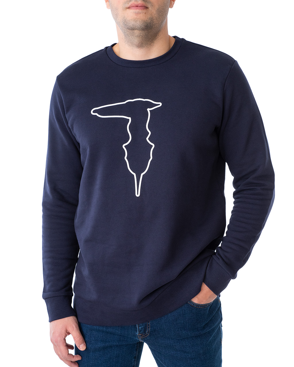 

Світшот чоловічий TRUSSARDI JEANS (52F00147-1T003041-U290/20-21) Синій XXL