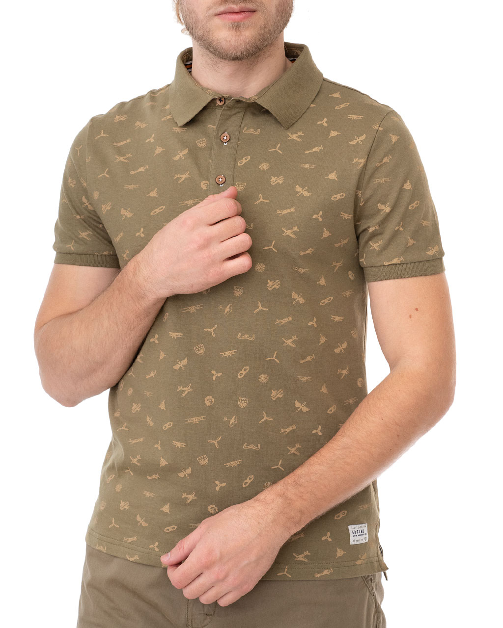 

Трикотаж чоловічий Поло E-BOUND (145336-burnt olive/20) Оливковий XXL