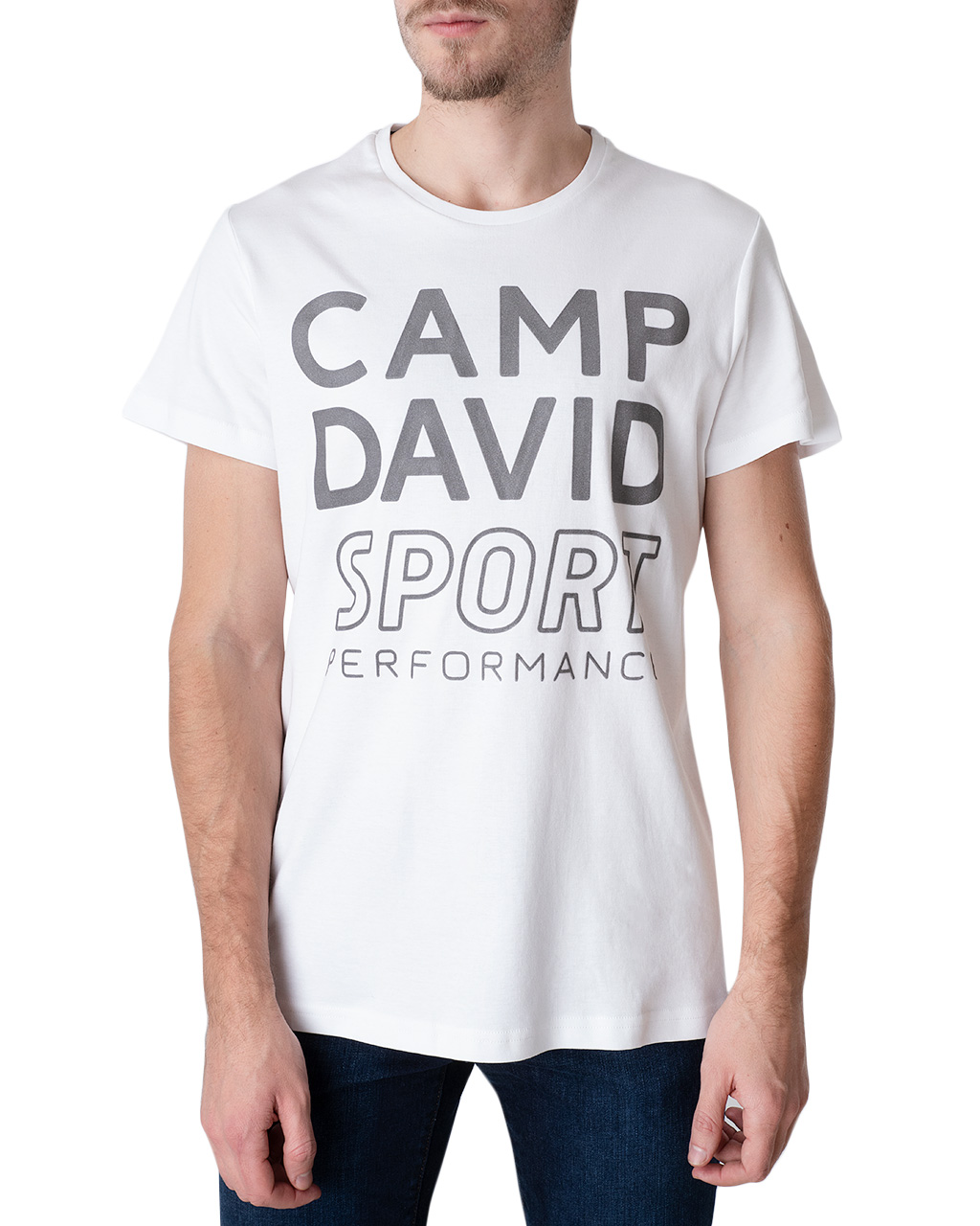 

Футболка чоловіча CAMP DAVID (2011-3967-optic white/20-21) Білий XXL