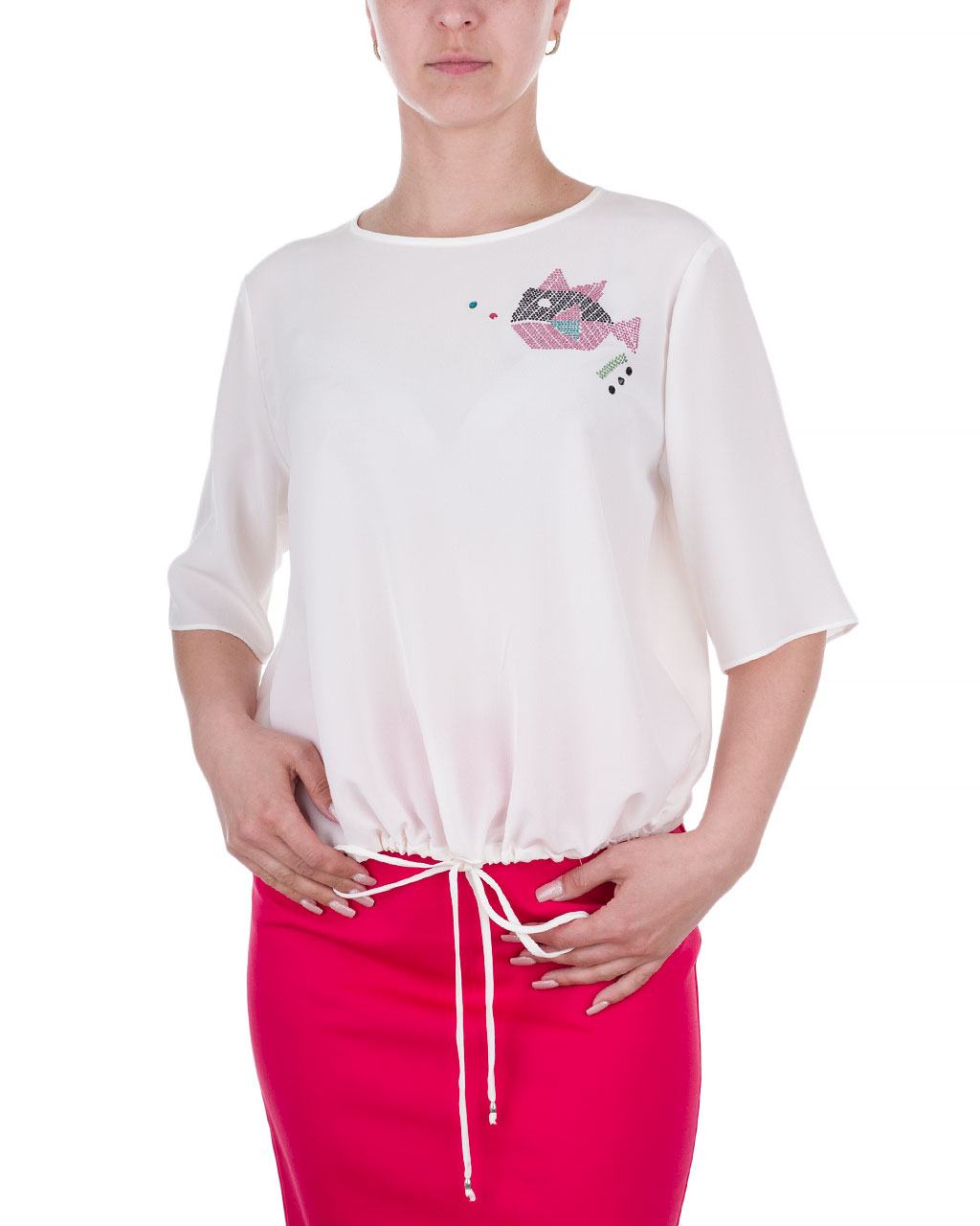 

Блуза жіноча EMPORIO ARMANI (WNK38T-W8906-101/8) Білий, Блуза жіноча EMPORIO ARMANI (WNK38T-W8906-101/8) Білий 40