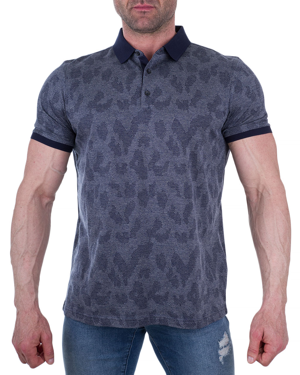 

Поло чоловіче RAGMAN (924694-070/8-синий) Синій XXL