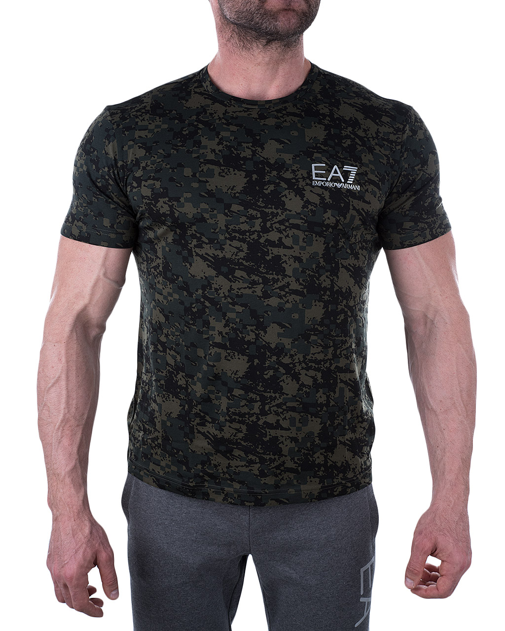 

Футболка чоловіча ARMANI EA7 (6ZPT37-PJNOZ-2814/8-91) Зелений XXL
