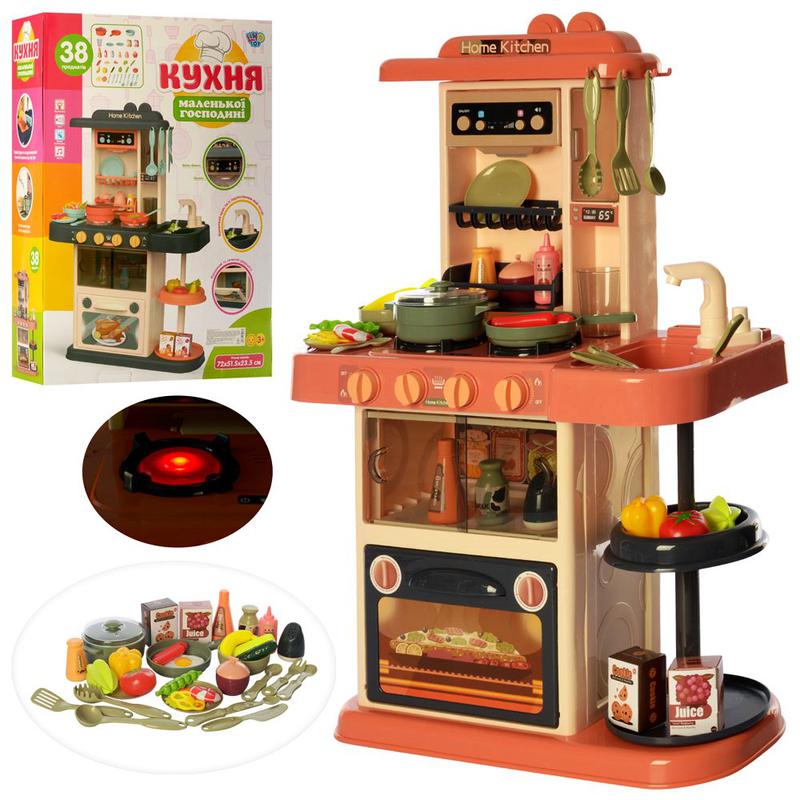 

Детская игровая интерактивная кухня Limo toy духовка с регуляторами температур, плита музыкальное и световое сопровождение (889)