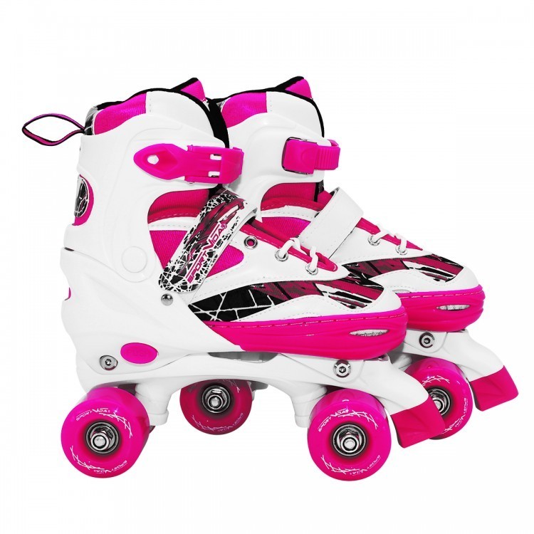 

Роликовые коньки (квады) Size 35-38 White/Pink
