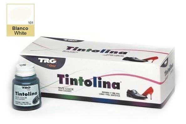 

Краска белая для кожи универсальная TRG Tintolina, 25 мл