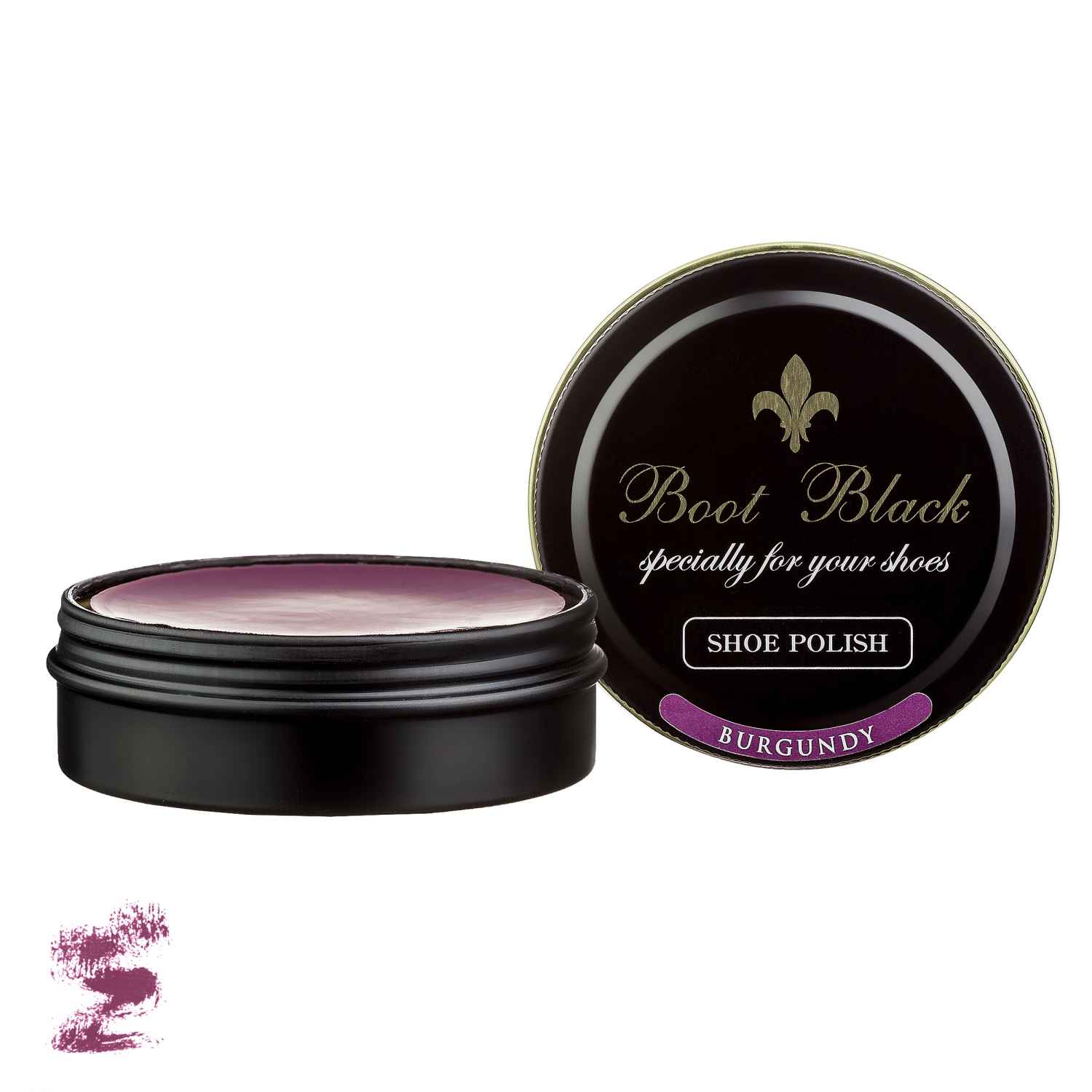 

Воск для обуви бордовый Boot Black Wax Shoe Polish
