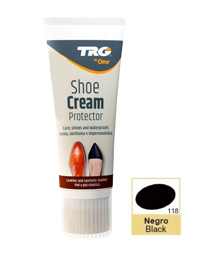 

Крем для обуви черный Испания Trg Shoe Cream Protector, 75 мл