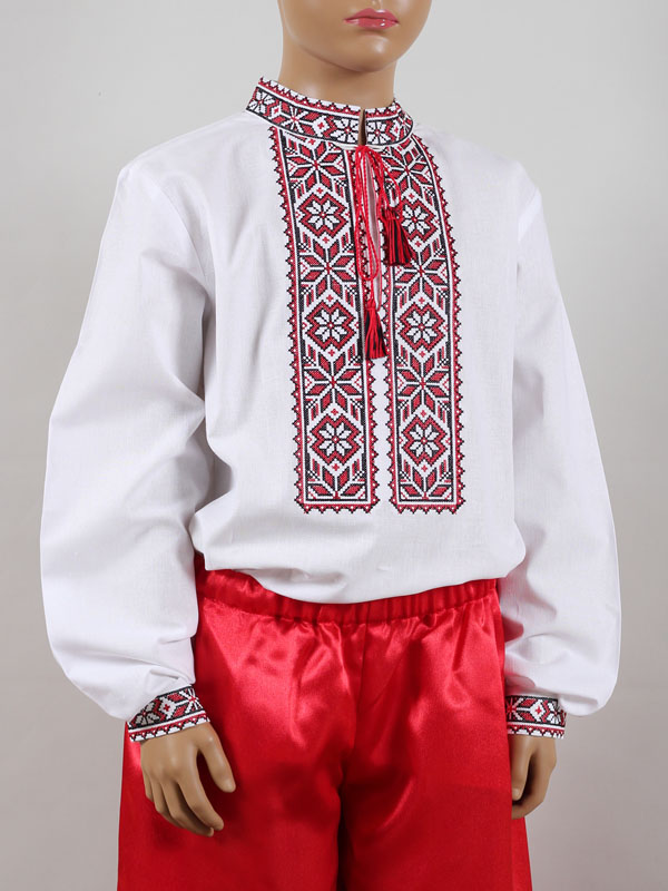 

Сорочка для хлопчиків Колос Оберіг біла 146 (2006-12531)