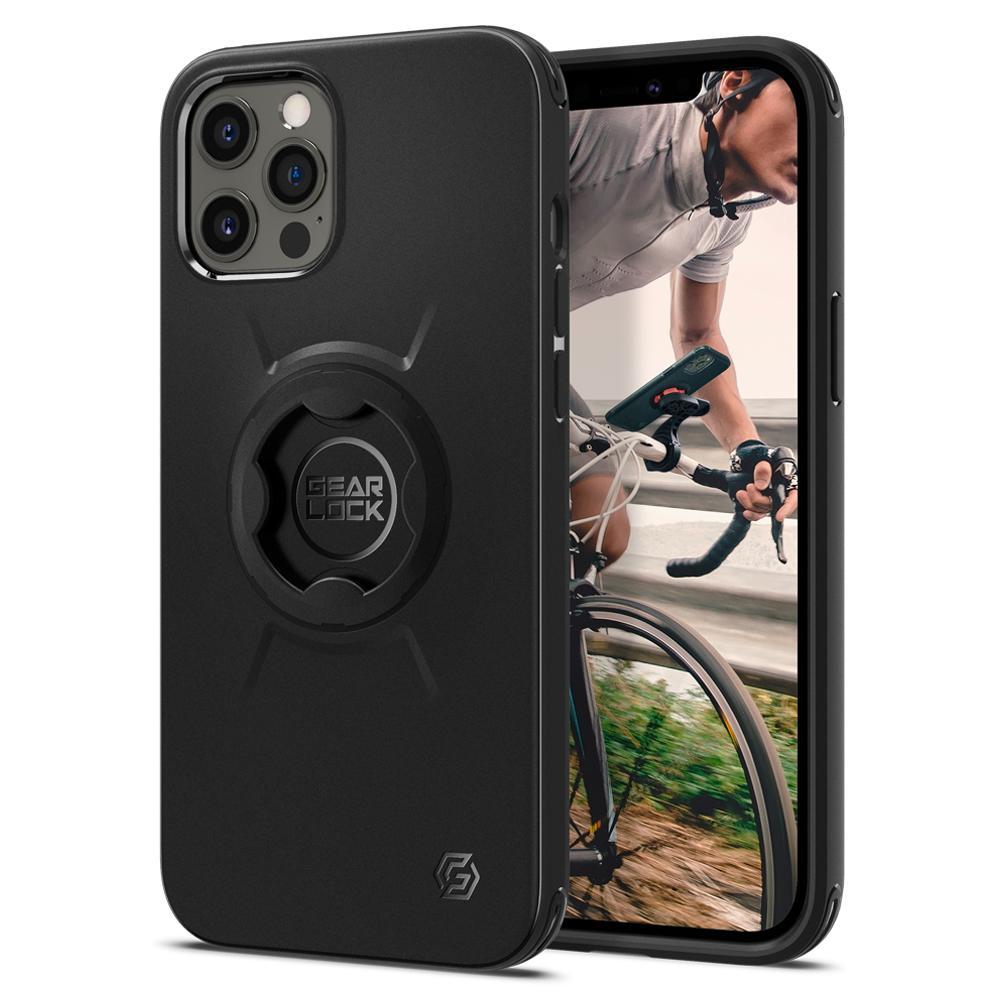 

Чехол Spigen Gearlock Bike Mount case для iPhone 12 / 12 Pro Black