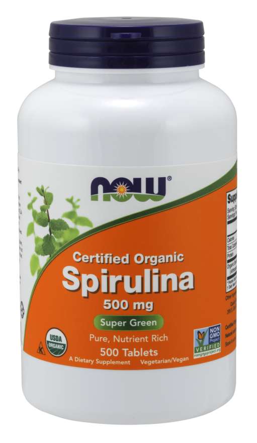 

Специальный продукт NOW Spirulina 500 mg Tablets 500 таблеток (4384301972)