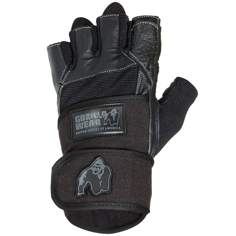 

Перчатки Gorilla Wear Dallas Wrist Wrap Gloves Black M (4384301924)