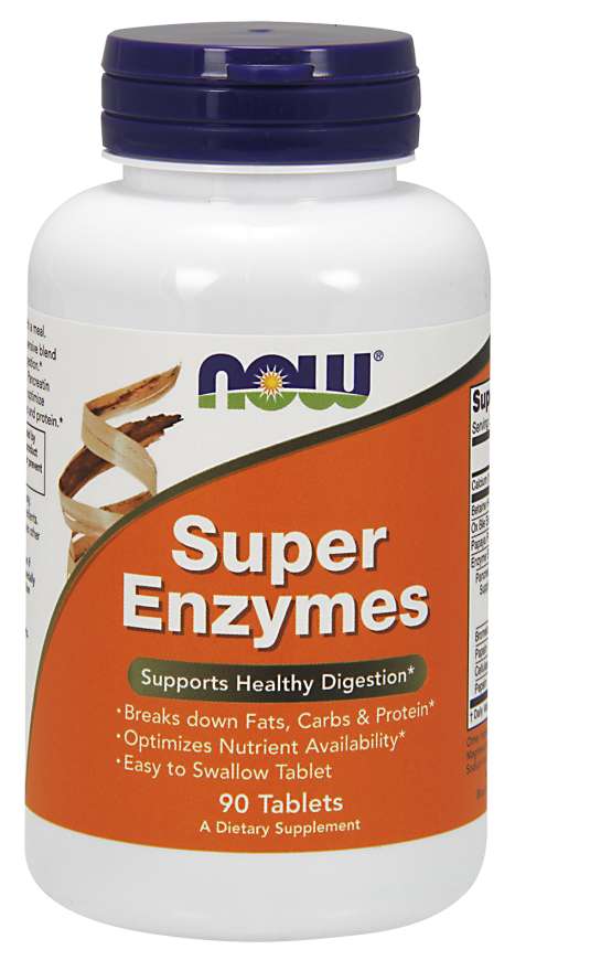 

Специальный продукт NOW Super Enzymes Tablets 90 таблеток (4384301901)