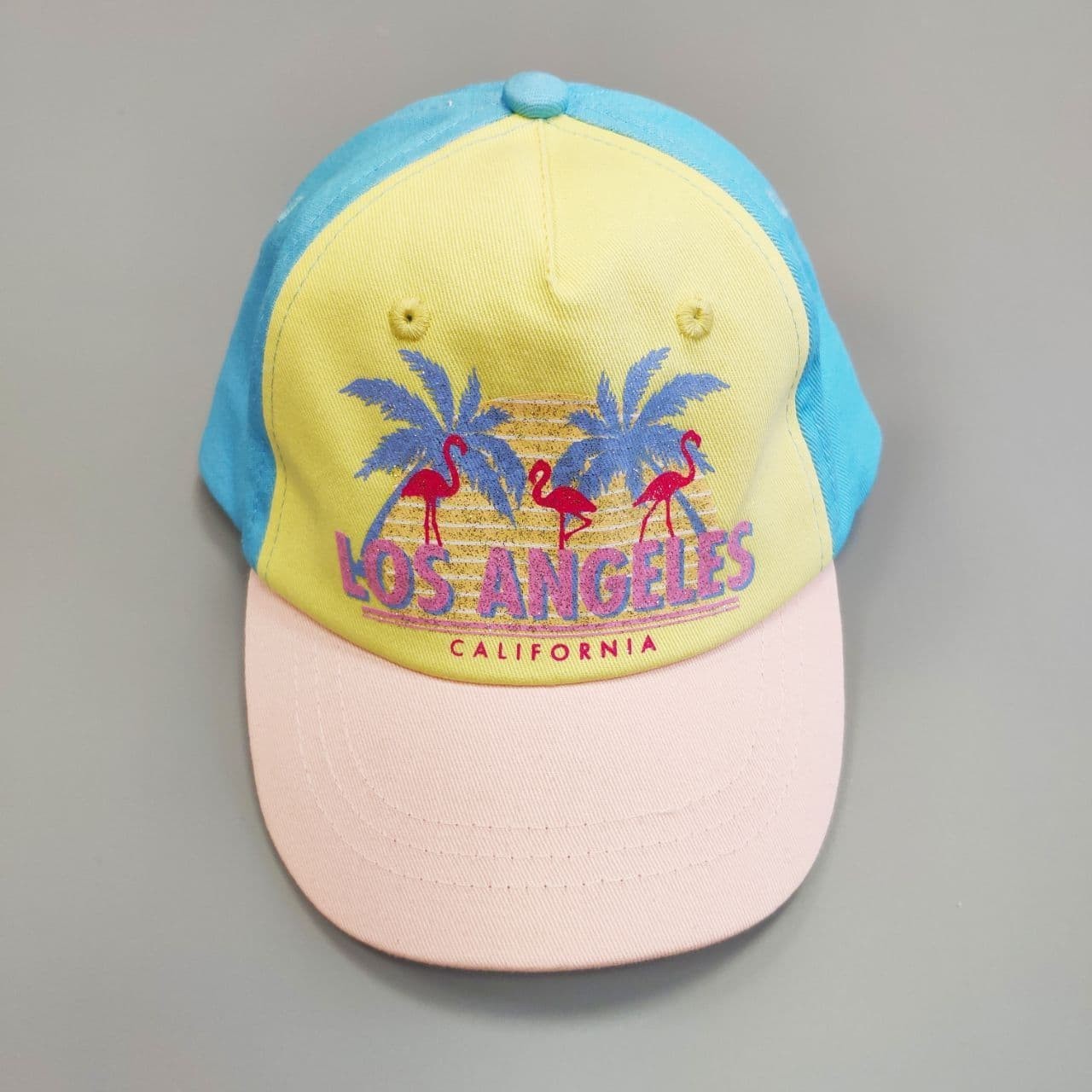 

Кепка для девочки Minoti Los Angeles 13636 50см Розовый/Голубой