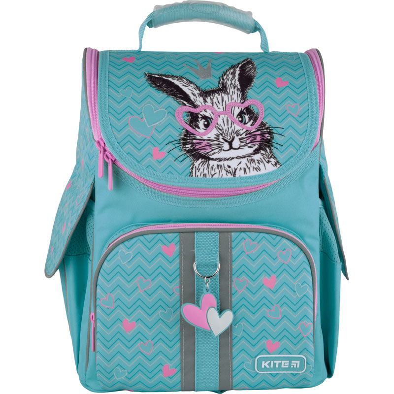 

Коллекция 2021! Рюкзак школьный каркасный Kite Education Cute Bunny K21-501S-4