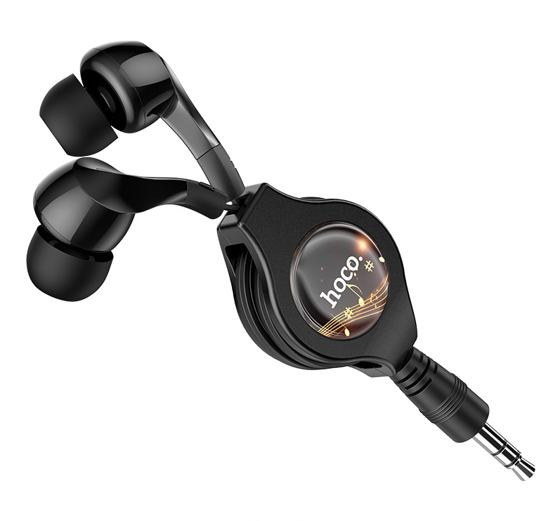 

Наушники HOCO M68 Easy clip Telescopic earphones Black