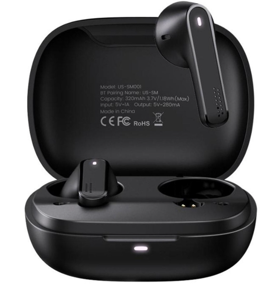

Bluetooth-наушники Usams SM001 AirBuds Black