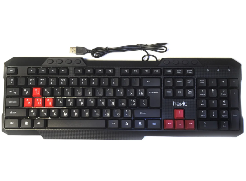 

Клавиатура HAVIT HV-KB613, USB, black