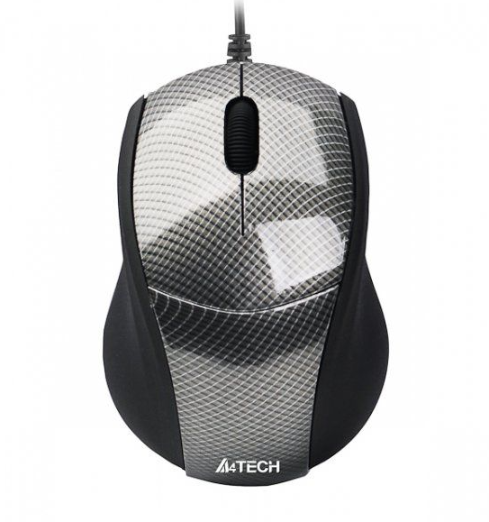 

Мышь A4Tech N-100-1 Carbon V-Track USB mini, 1000dpi