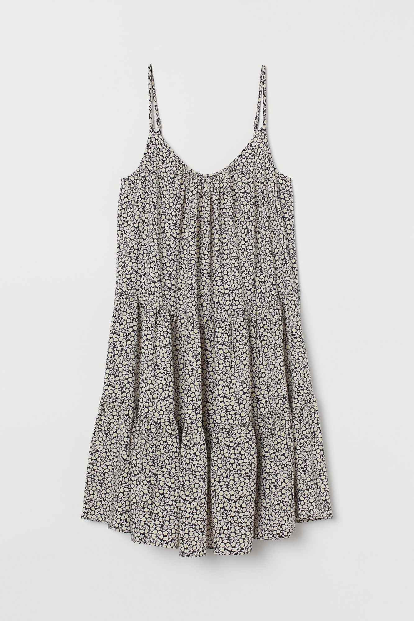 

Сарафан H&M L черный белые цветы 8752392sm