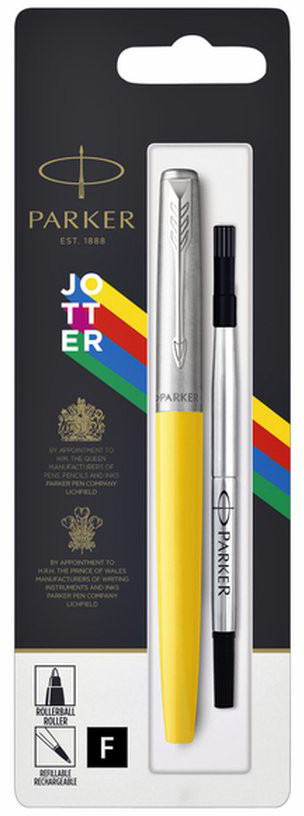 

Ручка роллер Parker JOTTER 17 Plastic Yellow CT RB блистер 15 326