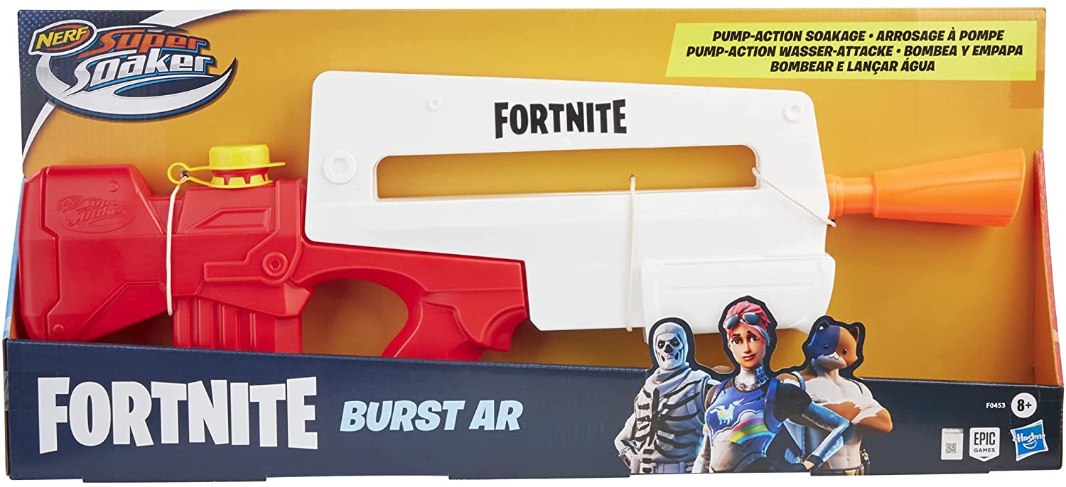 

Водный Бластер Nerf Фортнайт Burst AR Super Soaker Hasbro F0453