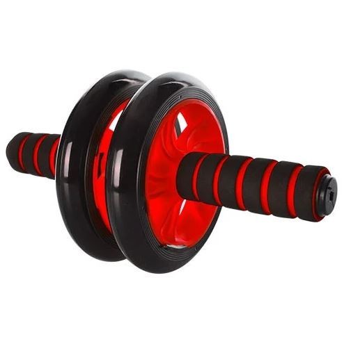 

Тренажер MS 0872 колесо для мышц пресса, 27 см, диаметр 14 см, Красный