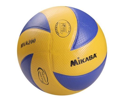 

Мяч волейбольный Mikasa желто-синий, 23 см