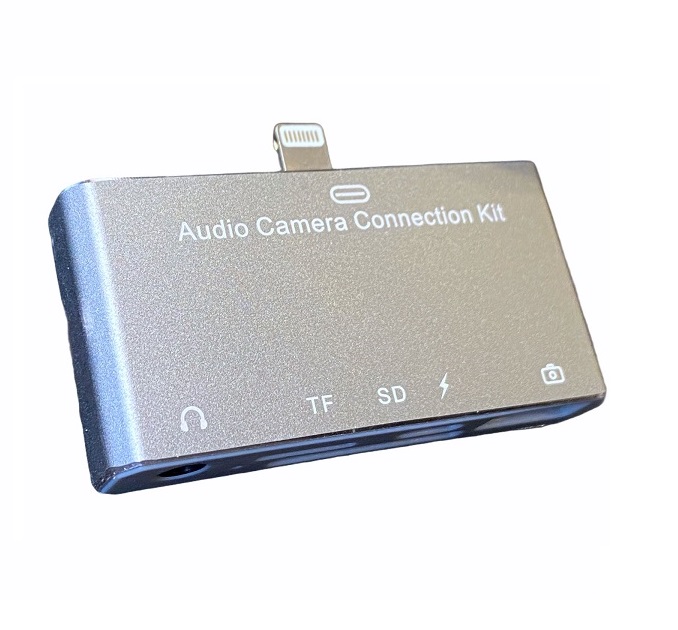 

Переходник для Apple с разъемом Lightning to VGA Adapter, серый