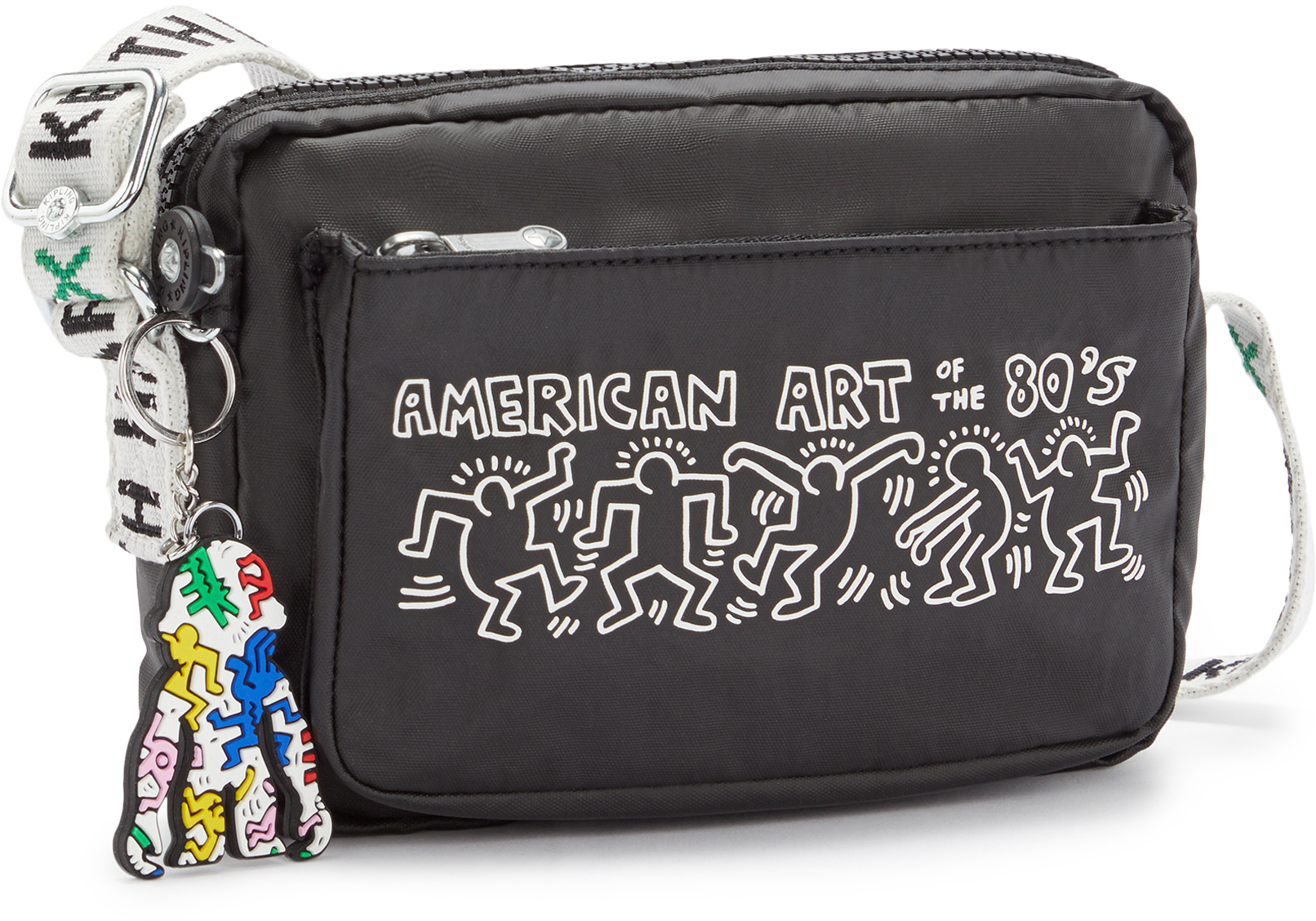 

Сумочка Kipling KEITH HARING + / Kh Chalk Art ABANU наплечная (2л) (20x13,5x7,5см) KI4961_77U