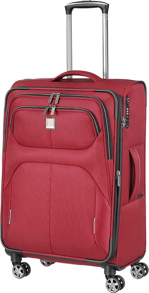 

Чемодан Titan NONSTOP/Red на 4 колесах M exp. (74/85л,3,1кг) (42x68x28/32см) Ti382405-9