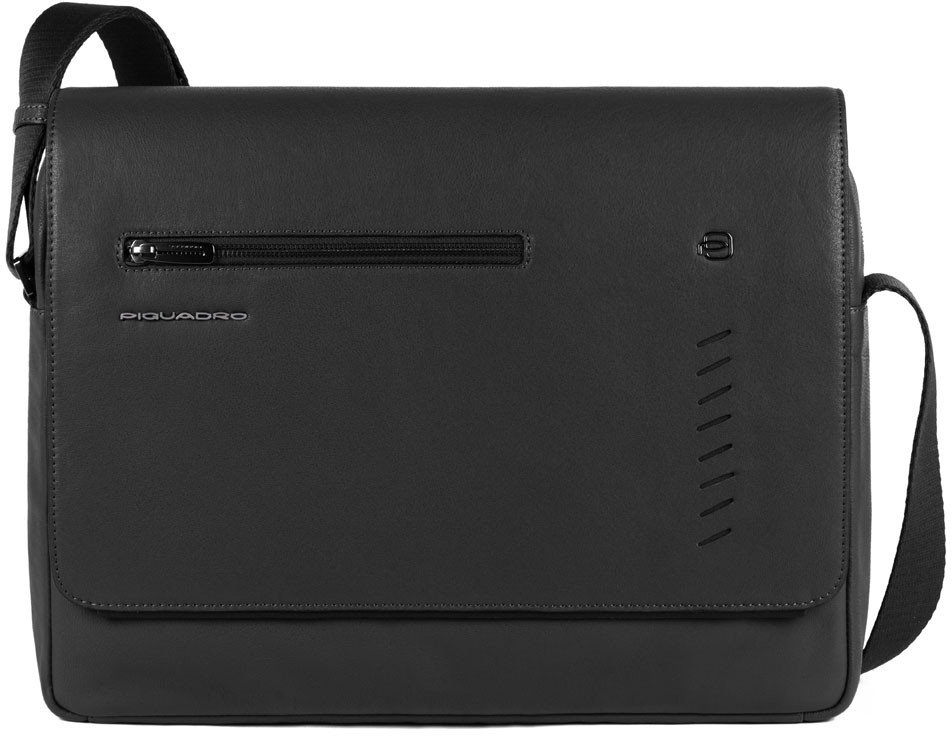 

Сумка Piquadro NABUCCO/Black наплечная с отдел. д/iPad Pro с RFID защитой (38x29,5x8) CA5344S110_N