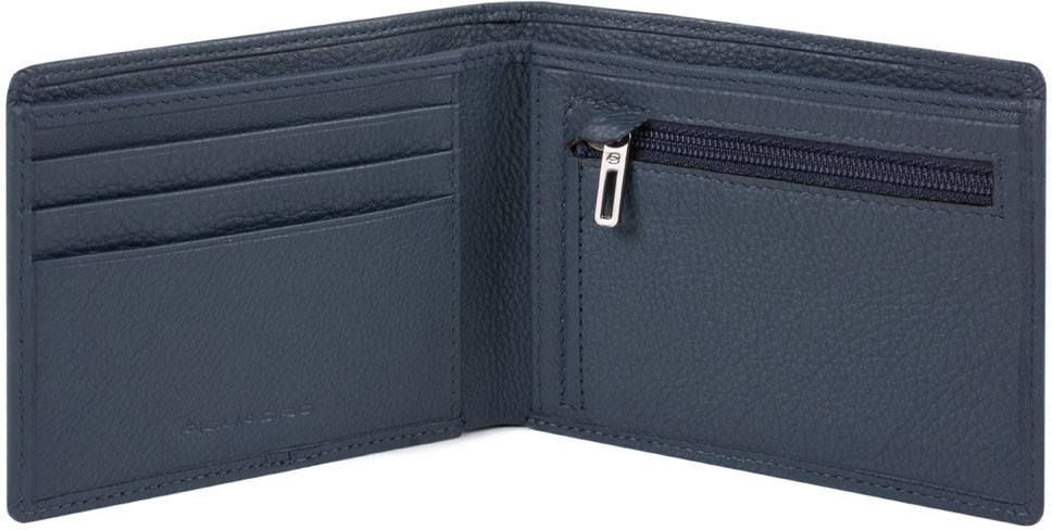 

Портмоне Piquadro AKRON/Blue с отдел. для монет с RFID защитой (12x9,5x1,5) PU4823AOR_BLU