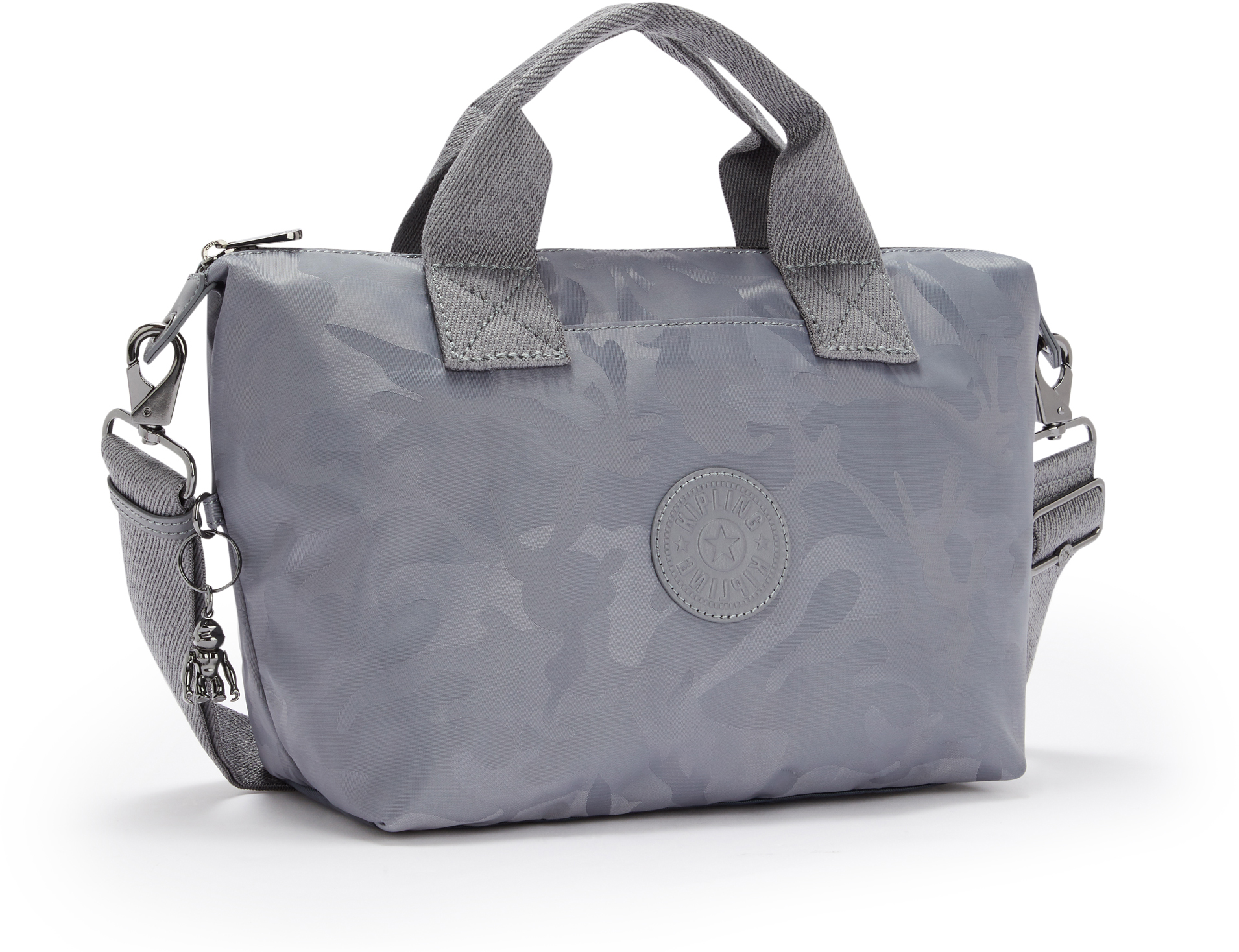 

Женская сумка Kipling ELEVATED JACQUARD / Grey Camo Jq KALA MINI двуручн. (12л) (37x22x14см) KI4844_N18