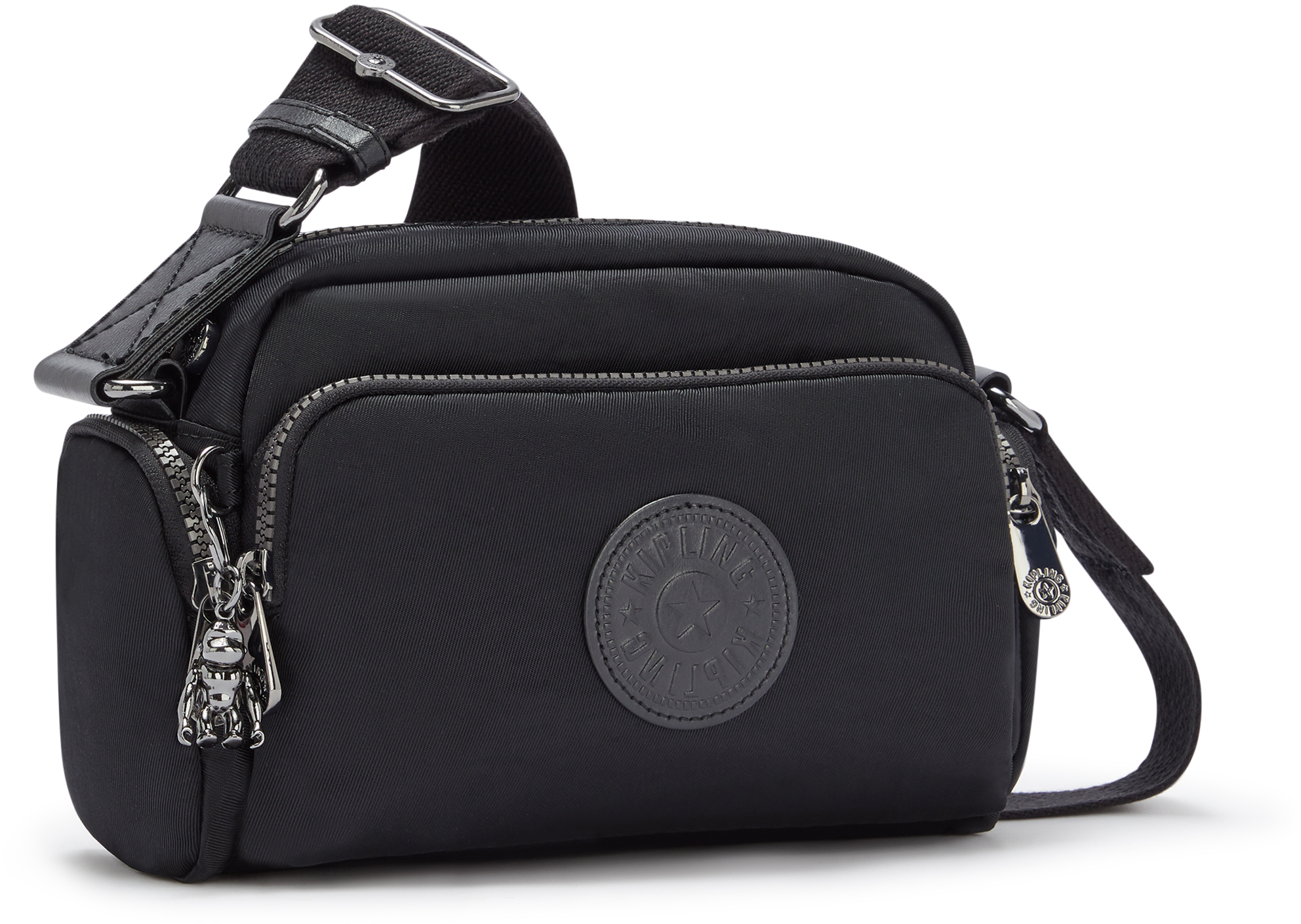 

Сумочка Kipling BASIC ELEVATED / Rich Black JENERA S наплечная (5л) (24x16x12см) KI3725_53F