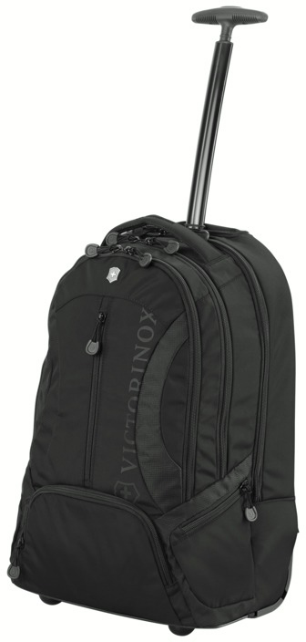 

Рюкзак на колесах Victorinox Travel VX SPORT Wheeled Scout/Black на 2 колесах с отдел. д/ноутбука 16"/iPad (28л) Vt602713