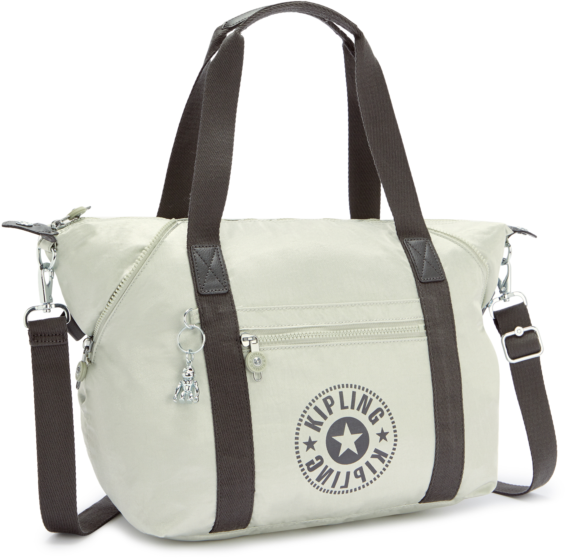 

Женская сумка Kipling BASIC PLUS / Dynamic Silver ART двуручн. (21л) (44x27x20см) K21091_G31