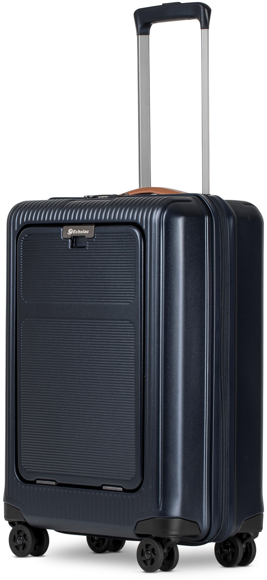 

Чемодан Echolac KNIGHT/Navy на 4 колесах S (46л,2,7кг) (38x55x20см) EcPC161-404-39