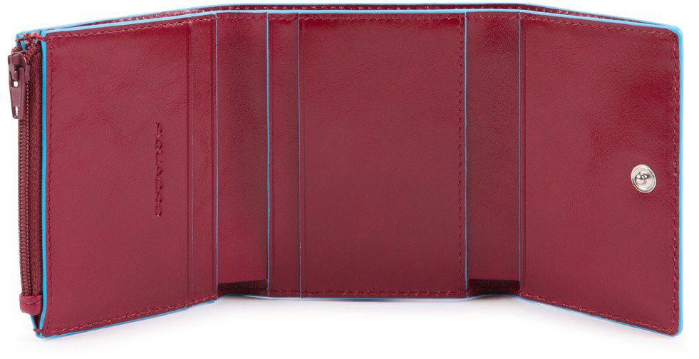 

Портмоне Piquadro BL SQUARE/Red с отдел. для монет на молнии с RFID защитой (9,5x8x2) PD5214B2R_R