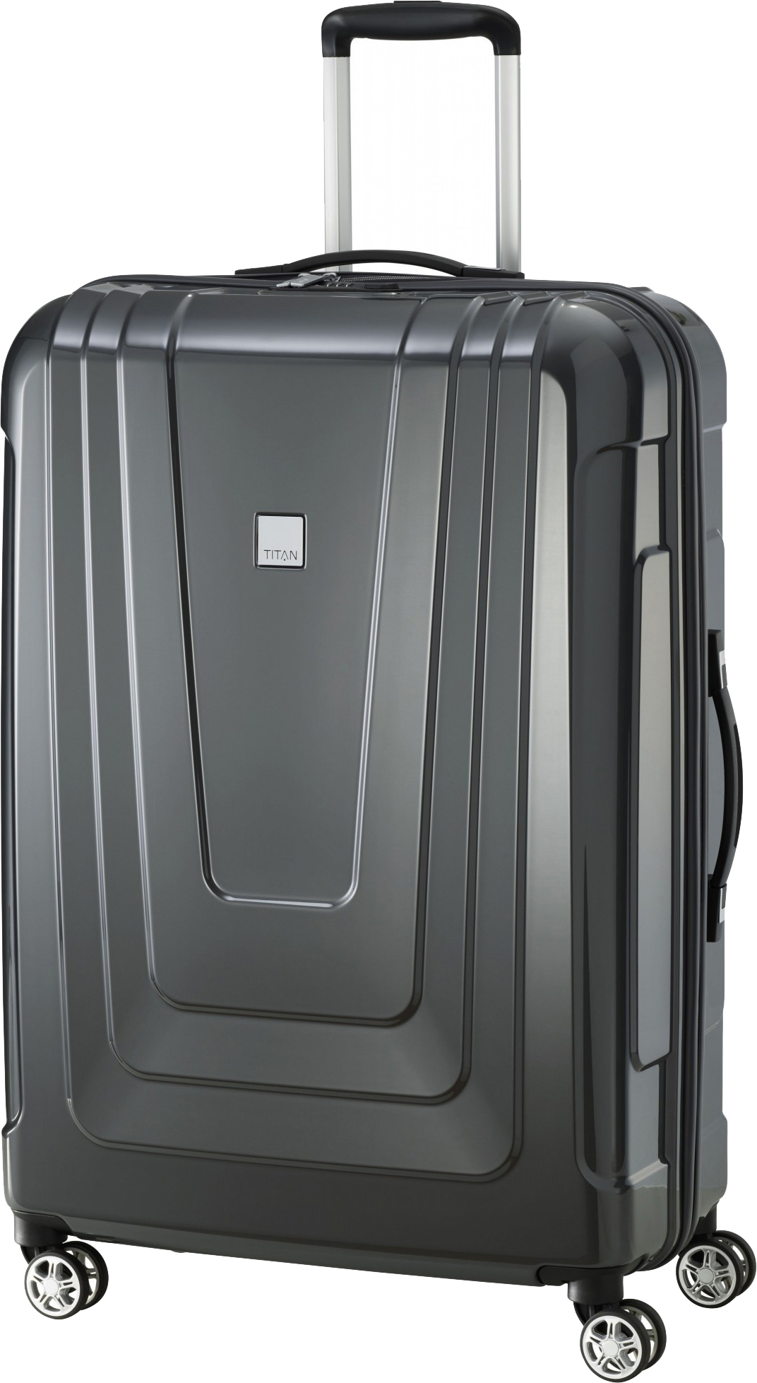 

Чемодан Titan X-RAY/Dark Stone на 4 колесах L (102л,3,5кг) (52x77x29см) Ti700804-03