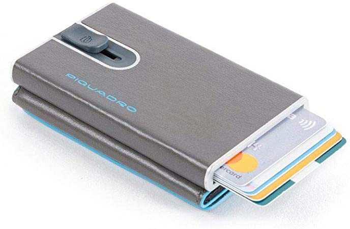 

Портмоне Piquadro BL SQUARE/Grey6 Кредитница- с выдвижным механизмом с RFID защитой (6,2x10,5x2) PP4891B2R_GR5