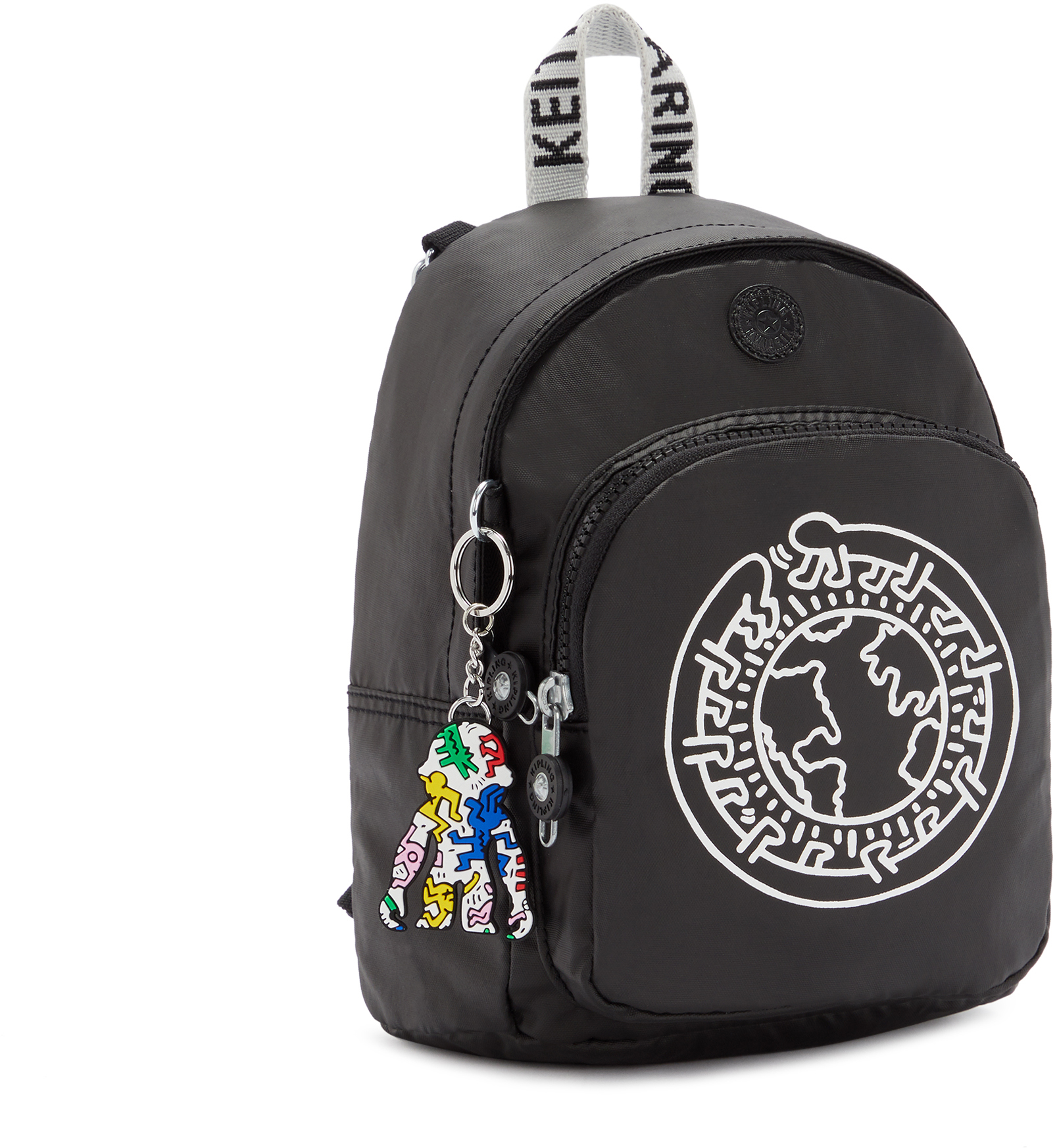 

Рюкзак Kipling KEITH HARING + / Kh Chalk Art DELIA COMPACT (5л) (18x23,5x13см) KI5376_77U
