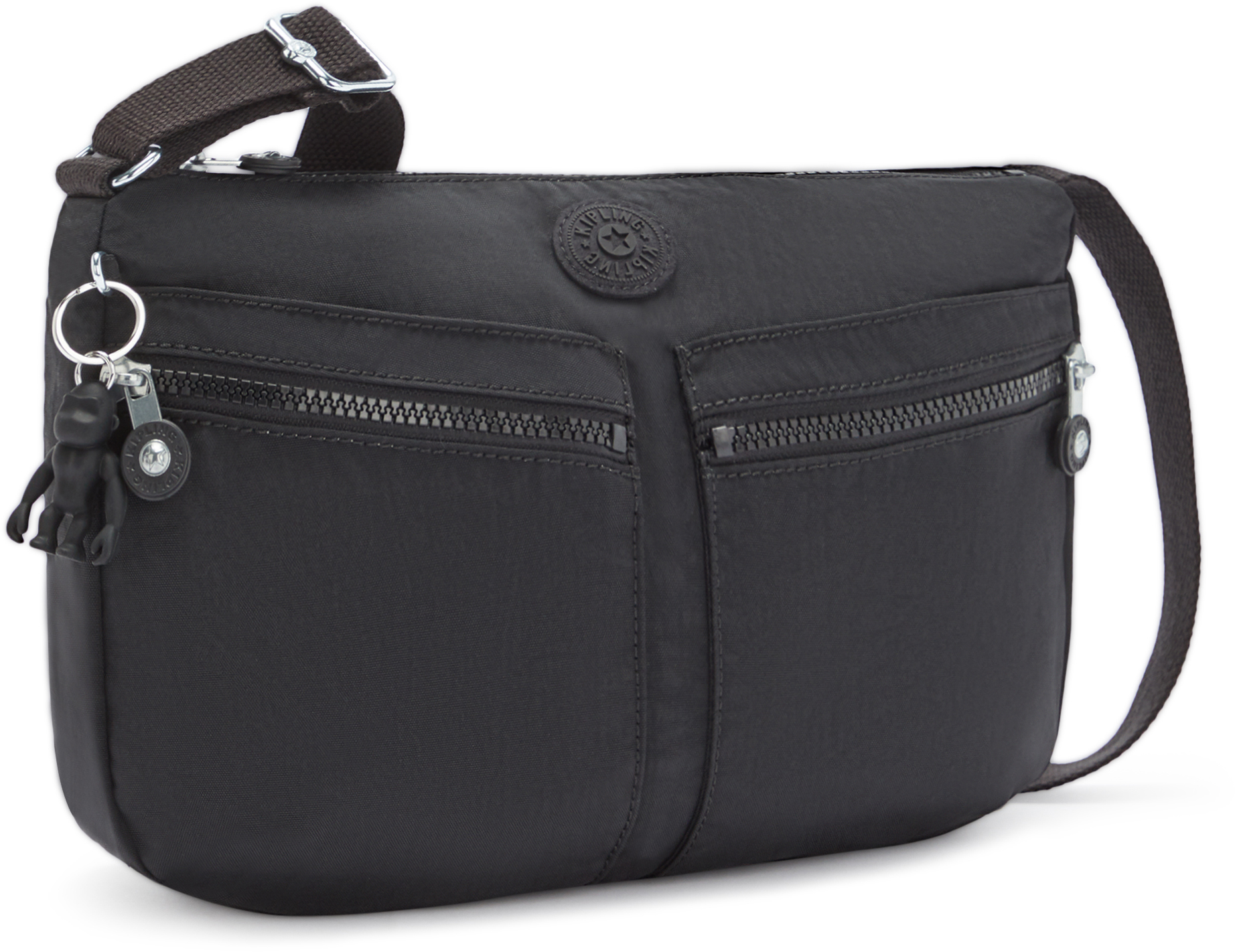 

Сумочка Kipling BASIC / Black Noir IZELLAH женская наплечная (7л) (33x23x12см) K02144_P38