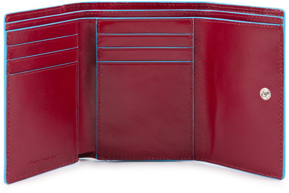 

Портмоне Piquadro BL SQUARE/Red с отдел. для монет с RFID защитой (12x9x2,5) PD5216B2R_R