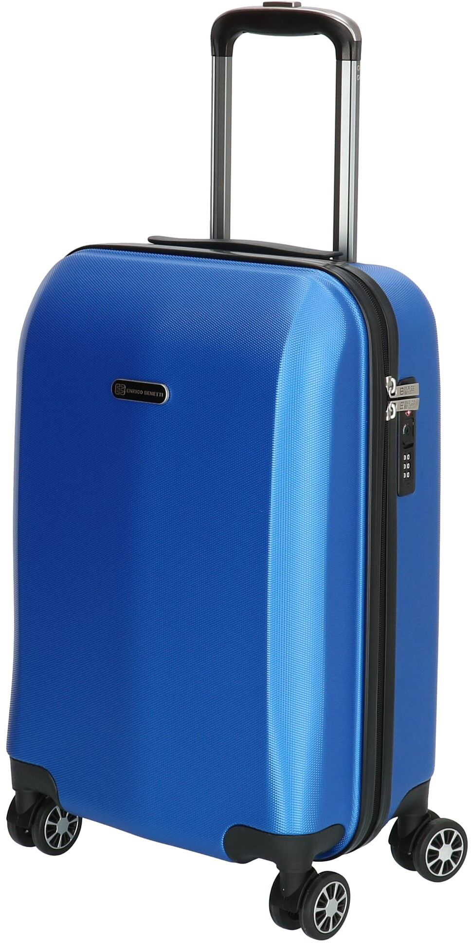 

Чемодан Enrico Benetti ATLANTA/Steel Blue на 4 колесах S (42л,1,9кг) (35x55x22см) Eb74000 088-49