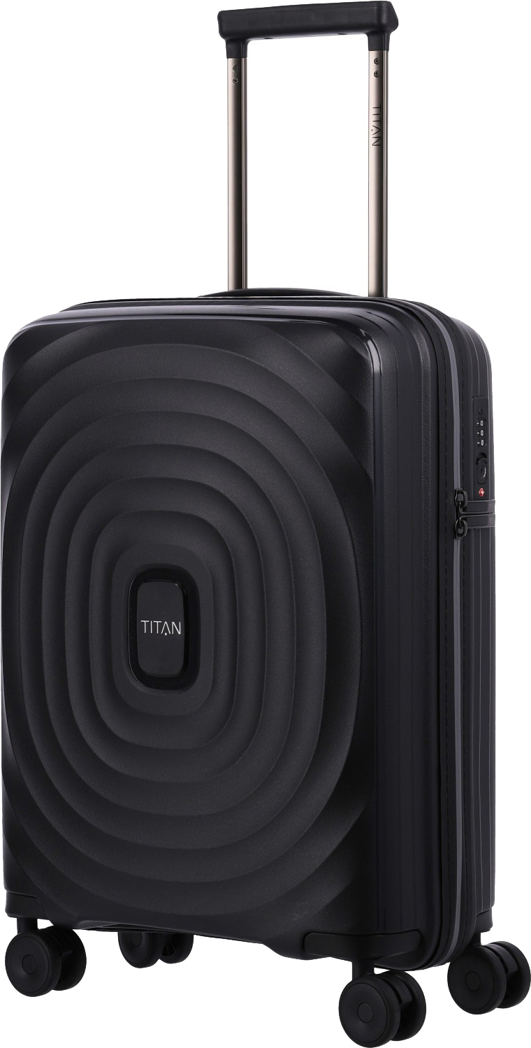 

Чемодан Titan LOOPING/Black на 4 колесах S (37л,2,1кг) (39x55x20см) Ti848406-00