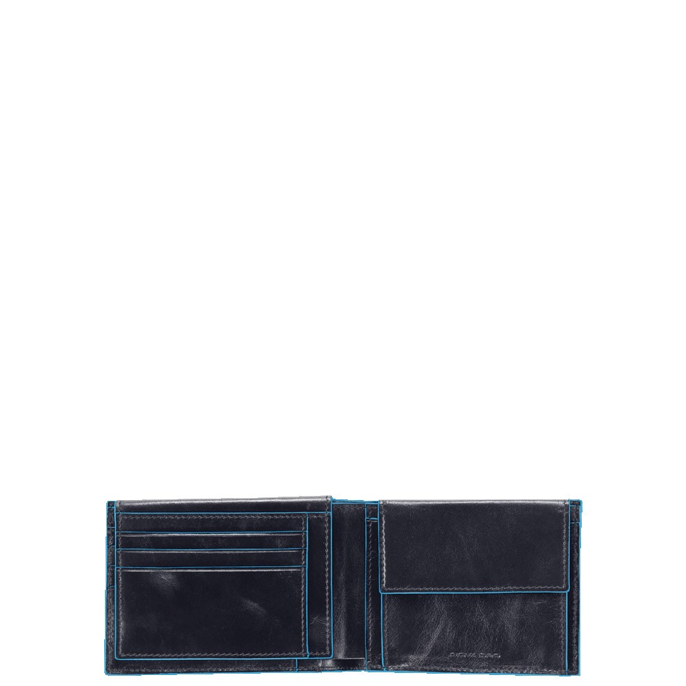 

Портмоне Piquadro BL SQUARE/N.Blue гориз. с отдел. д/монет (12,5x9,5x2,5) PU1240B2_BLU1